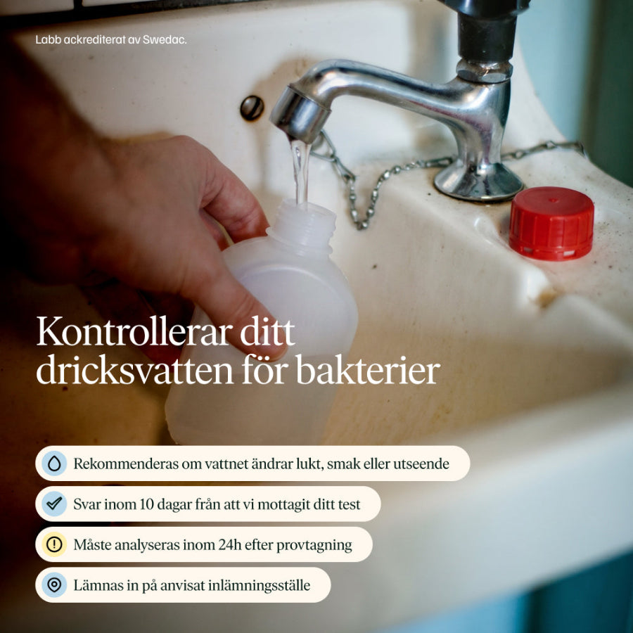 Vattentest Bakterier