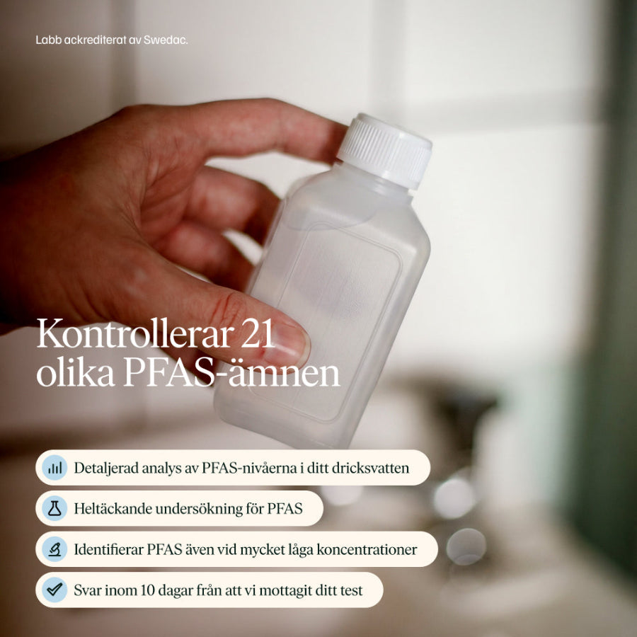 Vattentest PFAS