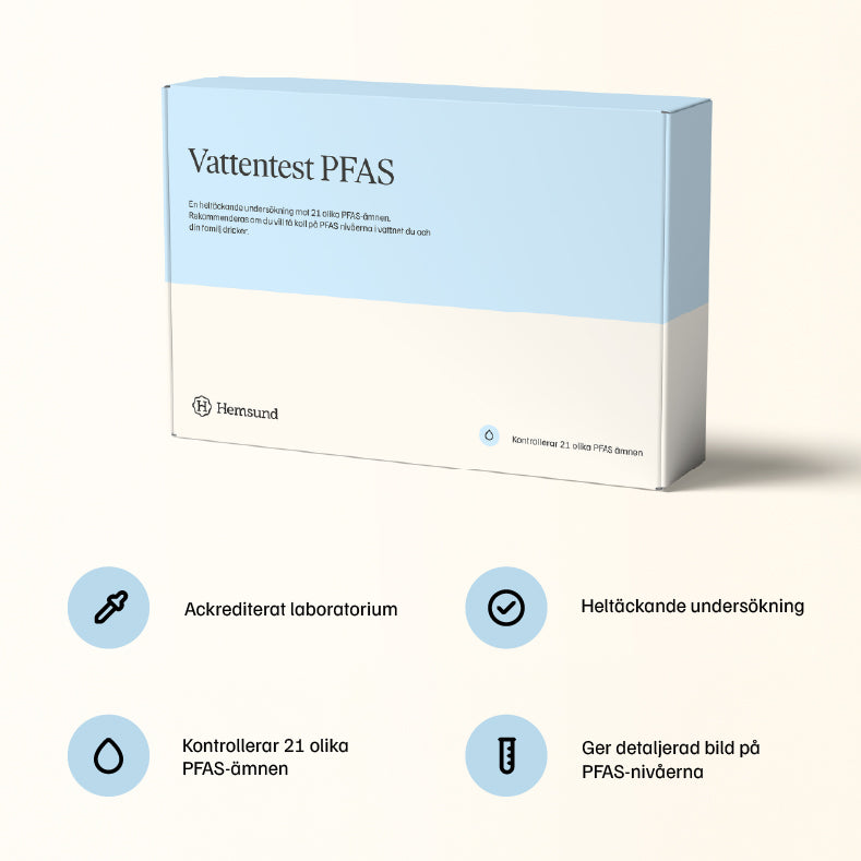 Vattentest PFAS